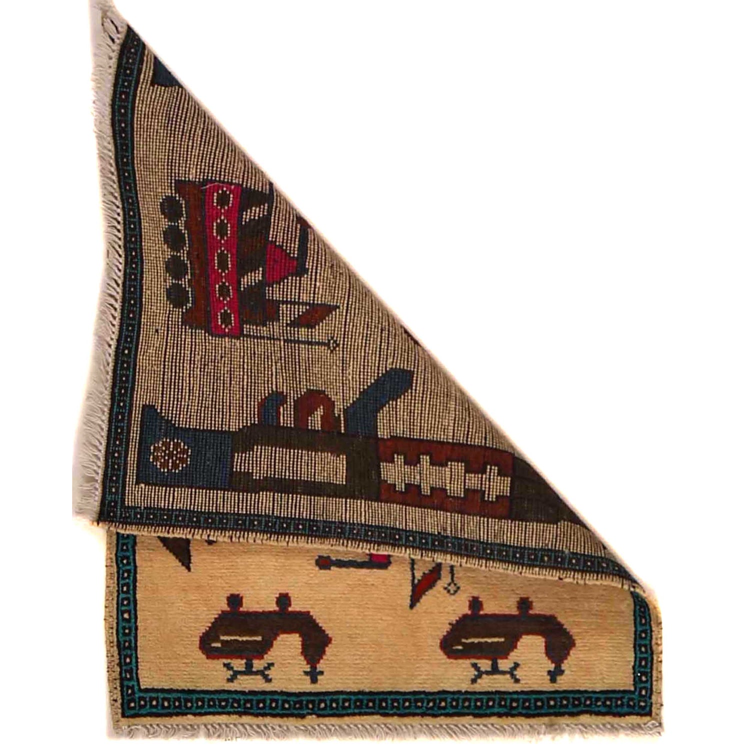 War Rug 2' 0" x 2' 6" (ft) - No. B35424