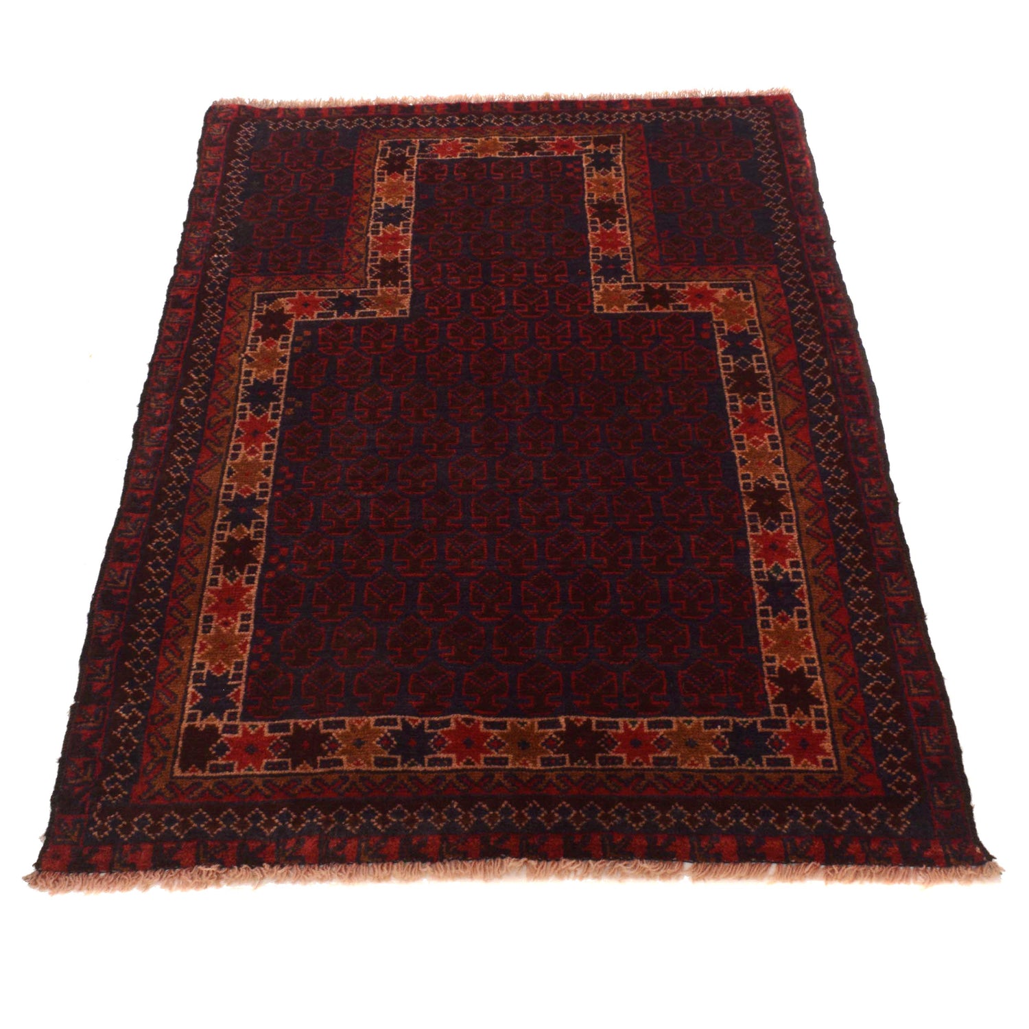 Handmade Jaye Namaz 2' 11" x 4' 7" (ft) - No. B35440