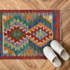 Handmade Vegetable Kilim 1' 8" x 2' 4" (ft) - No. B35596