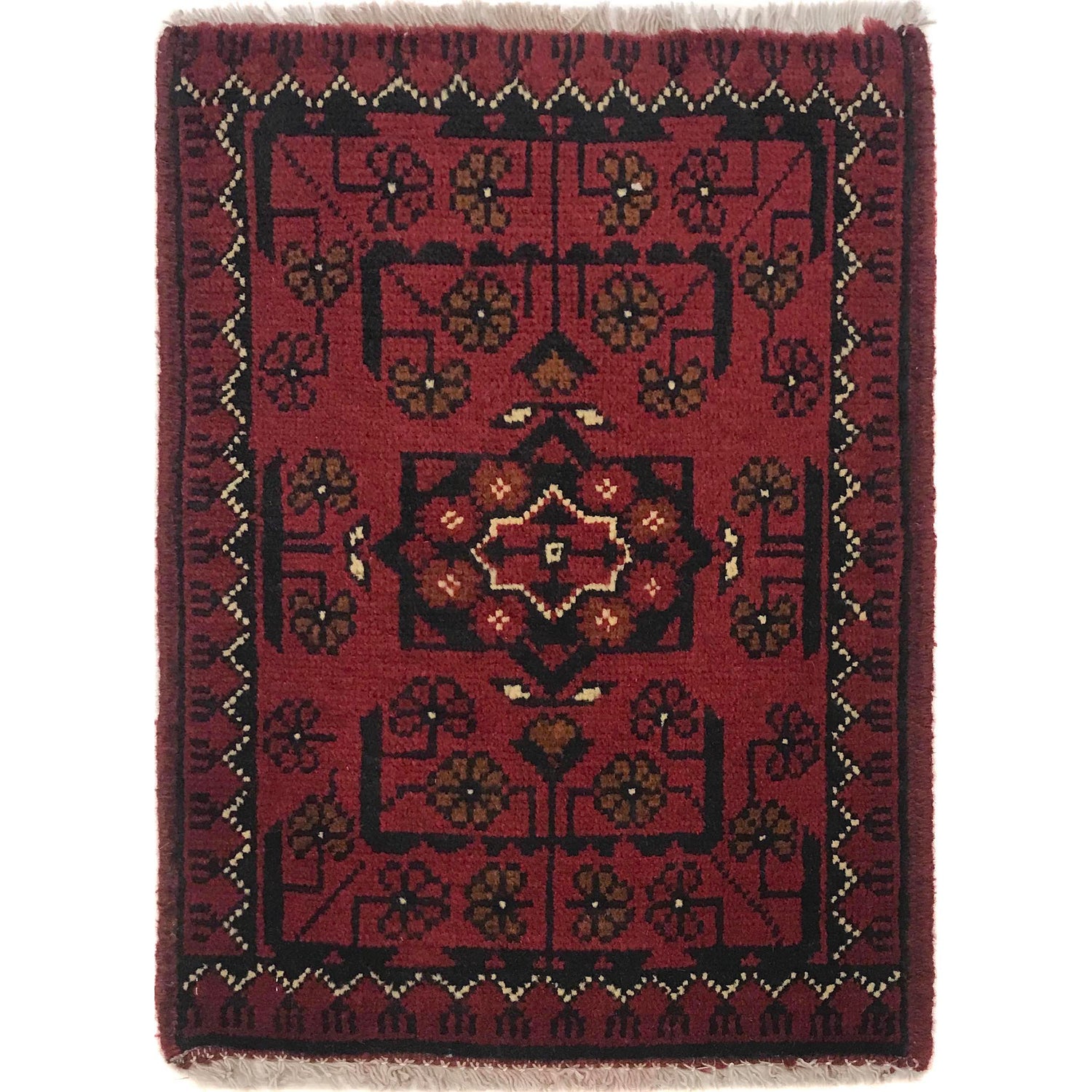 Handmade Doormats 1' 4" x 1' 11" (ft) - No. B35637