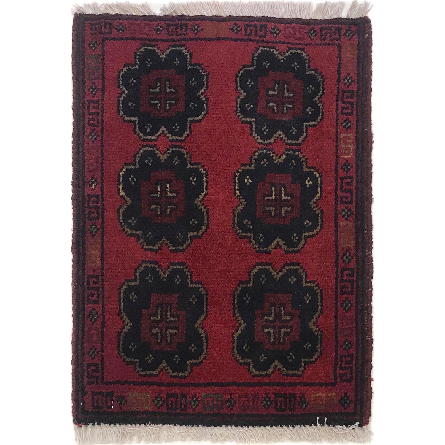 Handmade Mat 1' 3" x 1' 10" (ft) - No. B35644