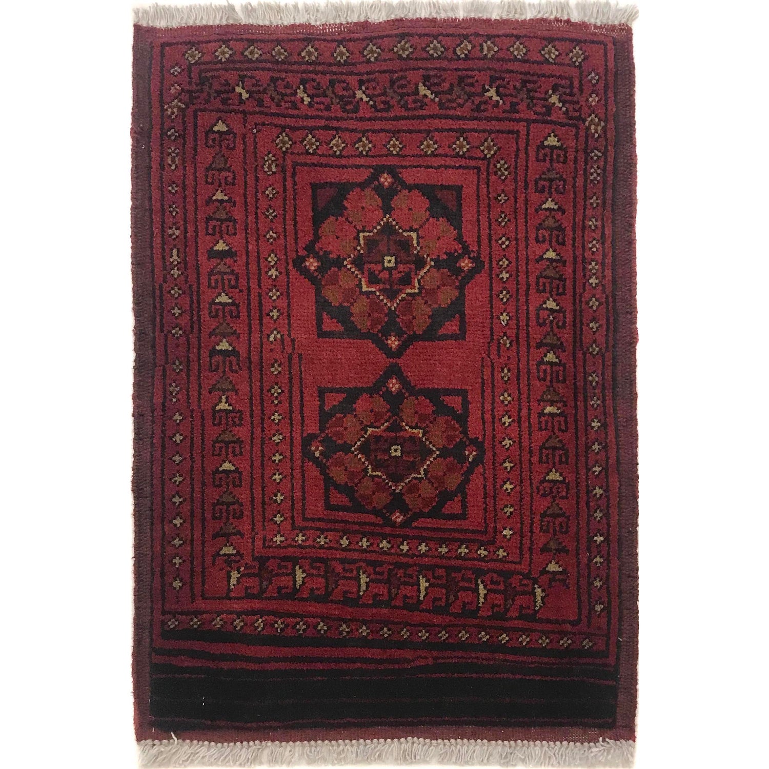 Red Color Doormat 1' 7" x 2' 2" (ft) - No. B35657