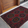 Red Color Doormat 1' 4" x 1' 11" (ft) - No. B35677