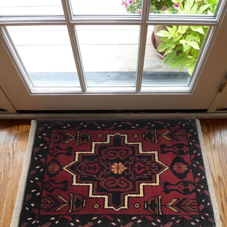 Handmade Doormats 1' 5" x 1' 11" (ft) - No. B35688