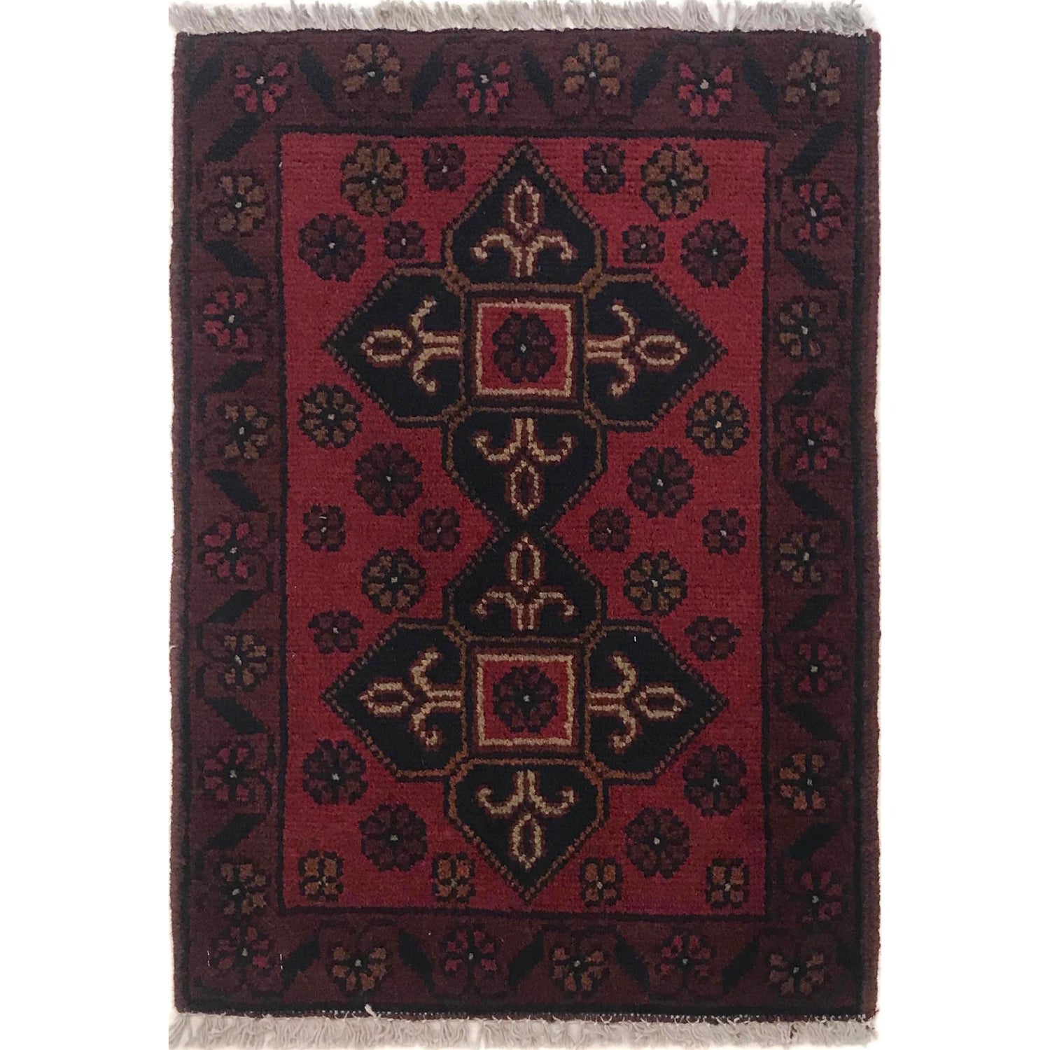 Handmade Mat 1' 5" x 1' 11" (ft) - No. B35701