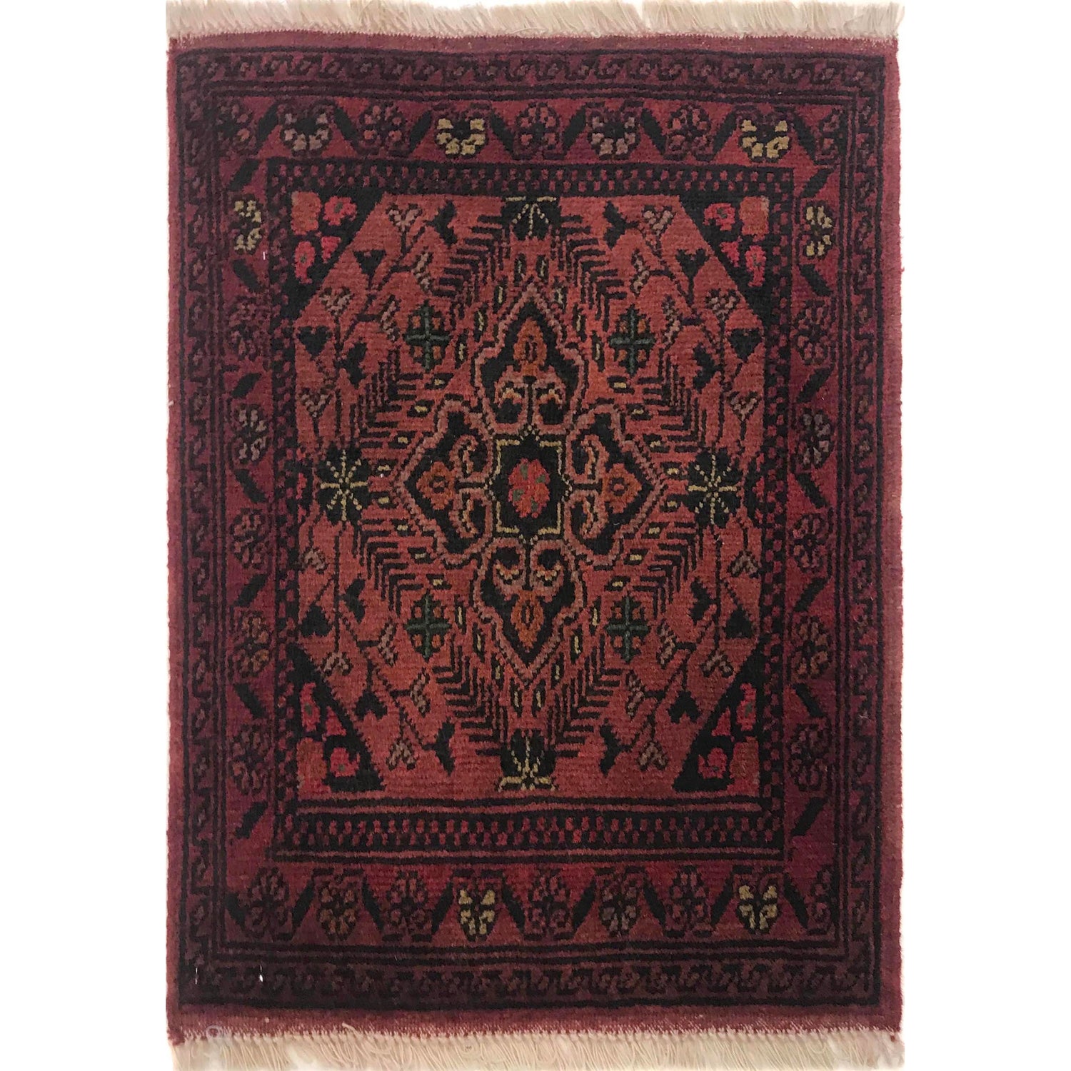 Red Color Doormat 1' 6" x 2' 0" (ft) - No. B35708