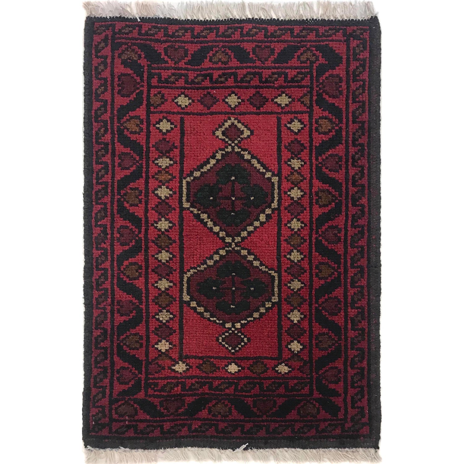 Red Color Doormat 1' 5" x 1' 11" (ft) - No. B35718