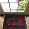Red Color Doormat 1' 5" x 1' 11" (ft) - No. B35718
