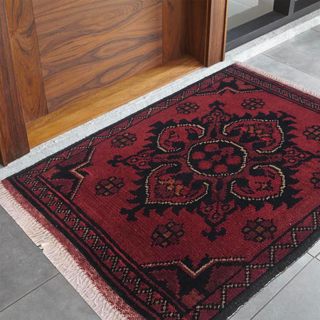 Handmade Doormats 1' 5" x 1' 11" (ft) - No. B35719