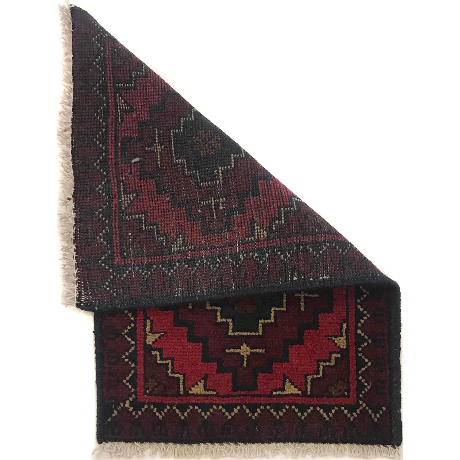 Handmade Floor Mat 1' 4" x 2' 0" (ft) - No. B35721