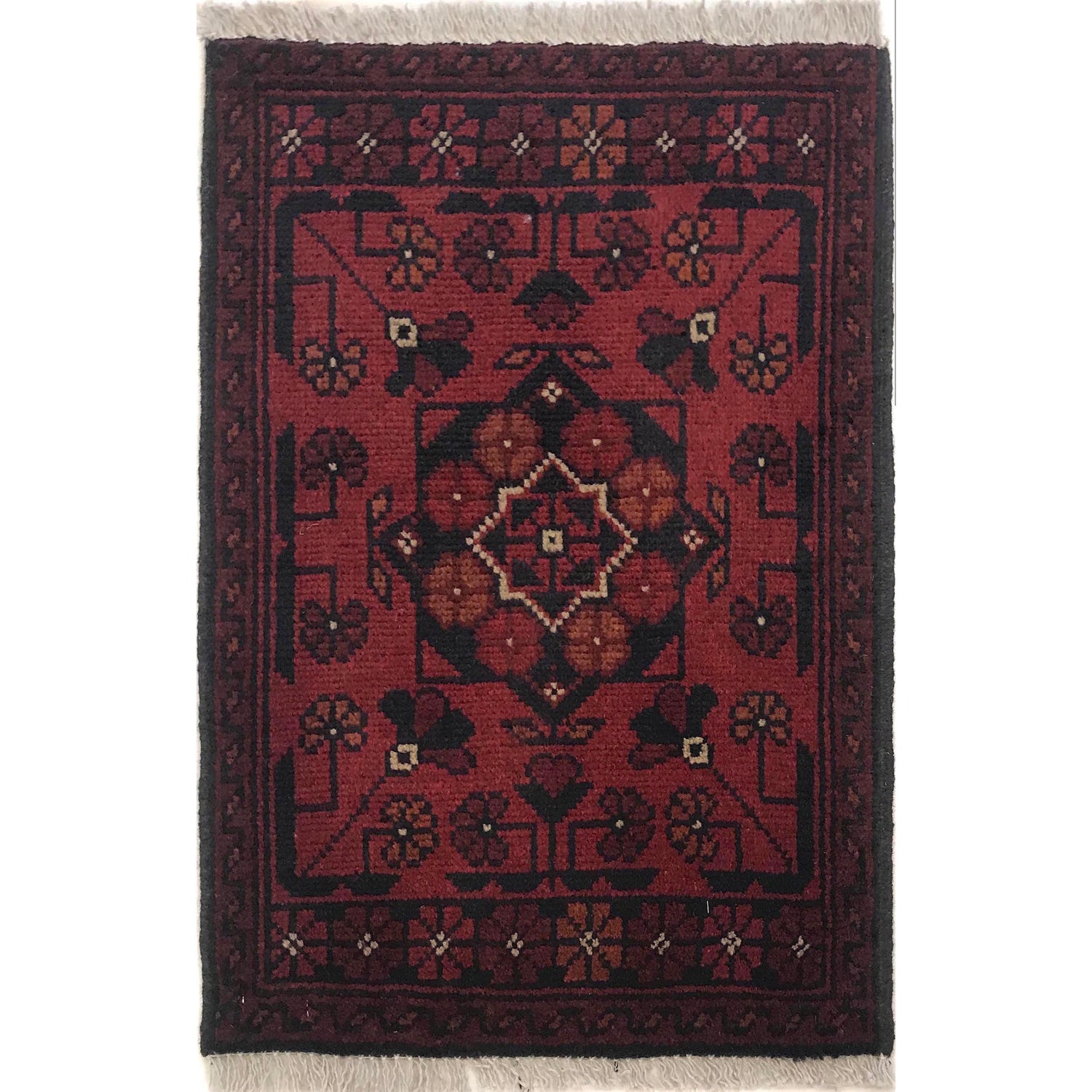 Red Color Doormat 1' 5" x 2' 0" (ft) - No. B35727