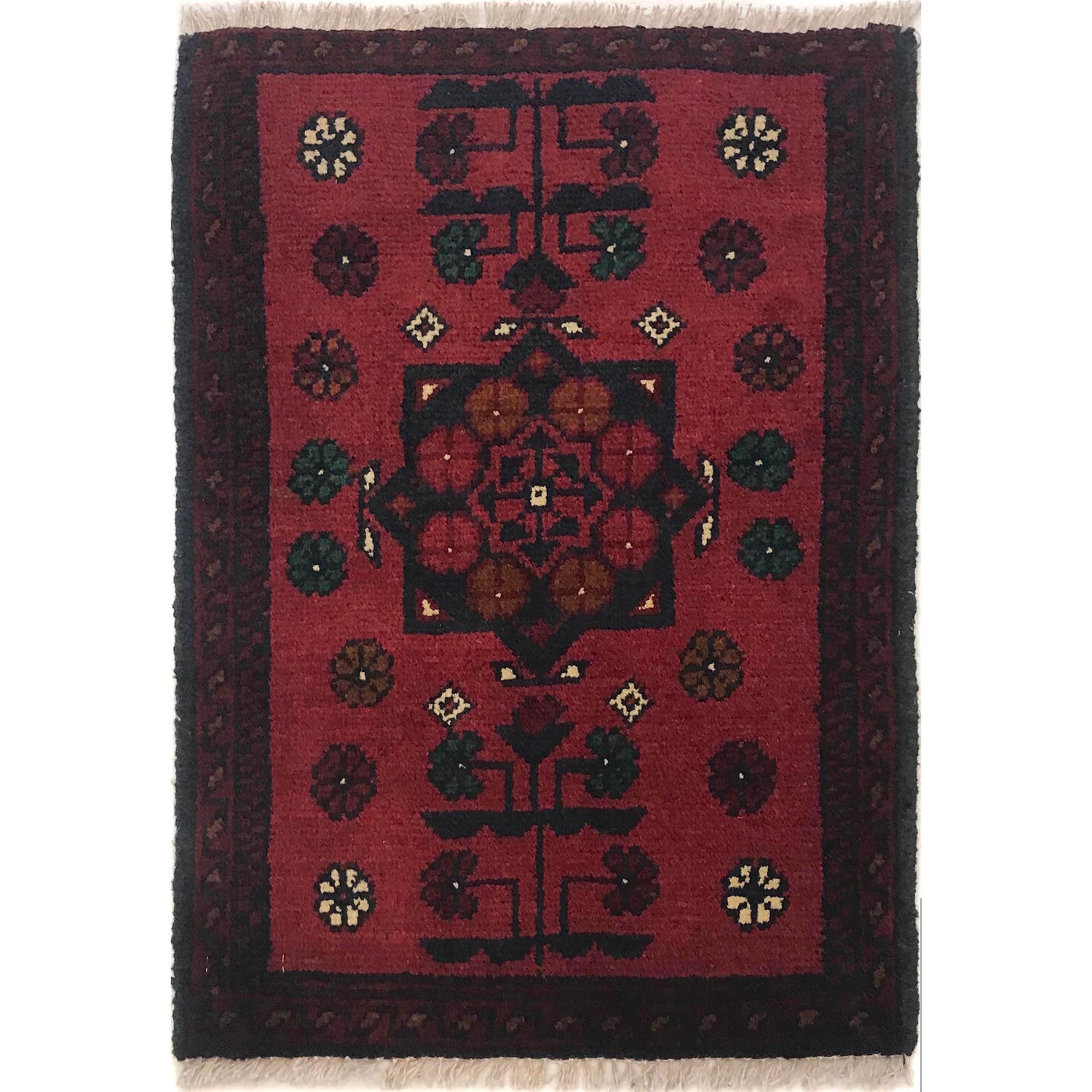 Handmade Doormats 1' 5" x 1' 11" (ft) - No. B35728