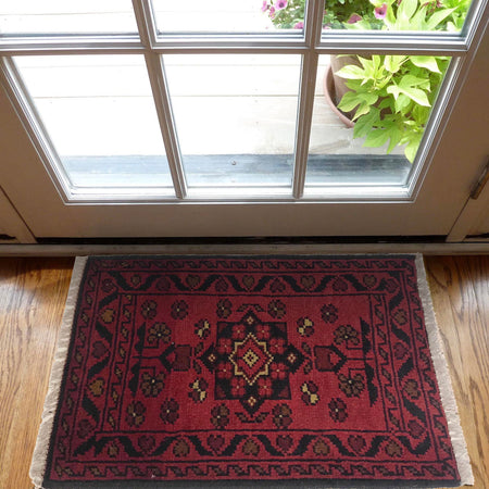 Red Color Doormat 1' 5" x 1' 11" (ft) - No. B35736