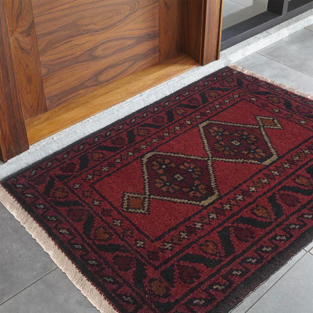 Handmade Doormats 1' 5" x 1' 11" (ft) - No. B35737