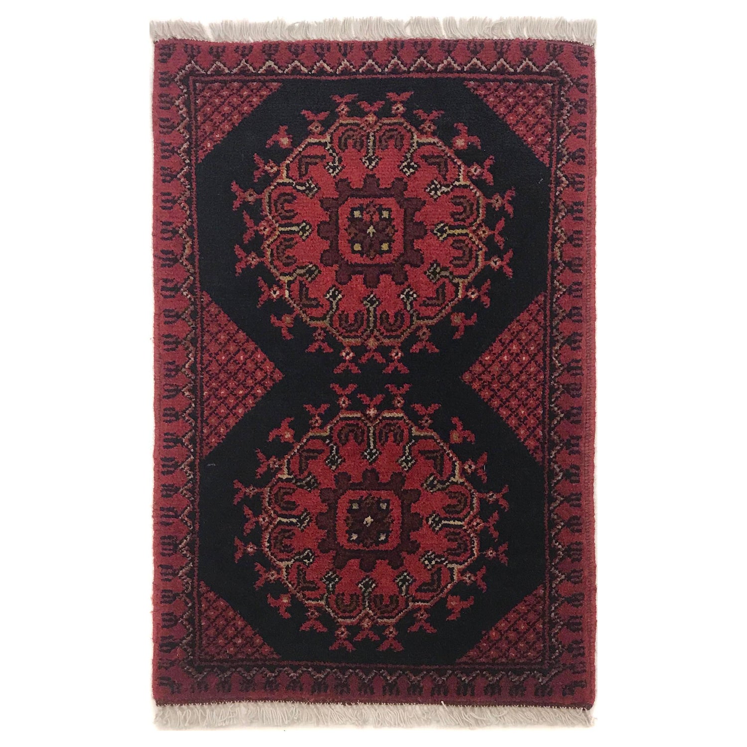 Red Color Doormat 1' 4" x 2' 2" (ft) - No. B35746
