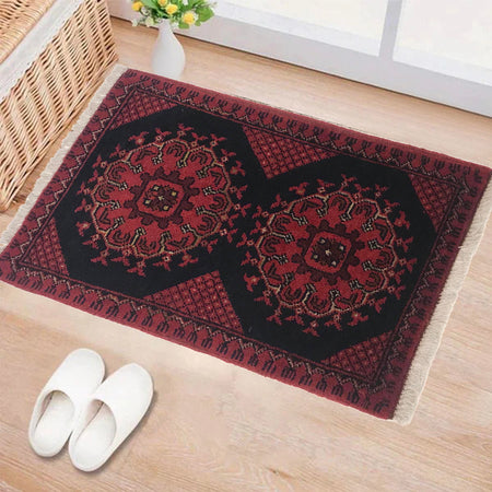 Red Color Doormat 1' 4" x 2' 2" (ft) - No. B35746