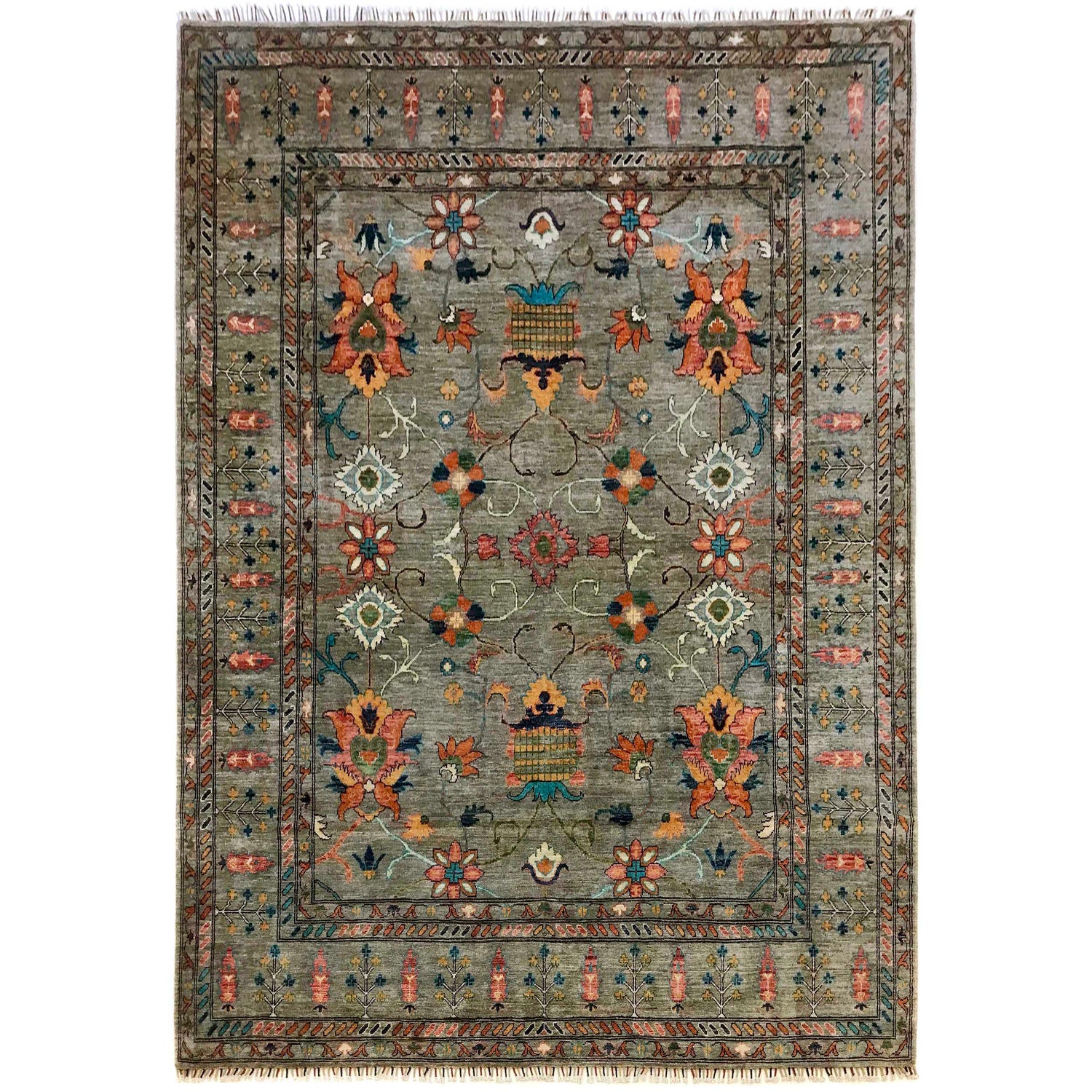 Handmade Sultani Area Rug 8' 3" x 9' 11" (ft) - No. B35790