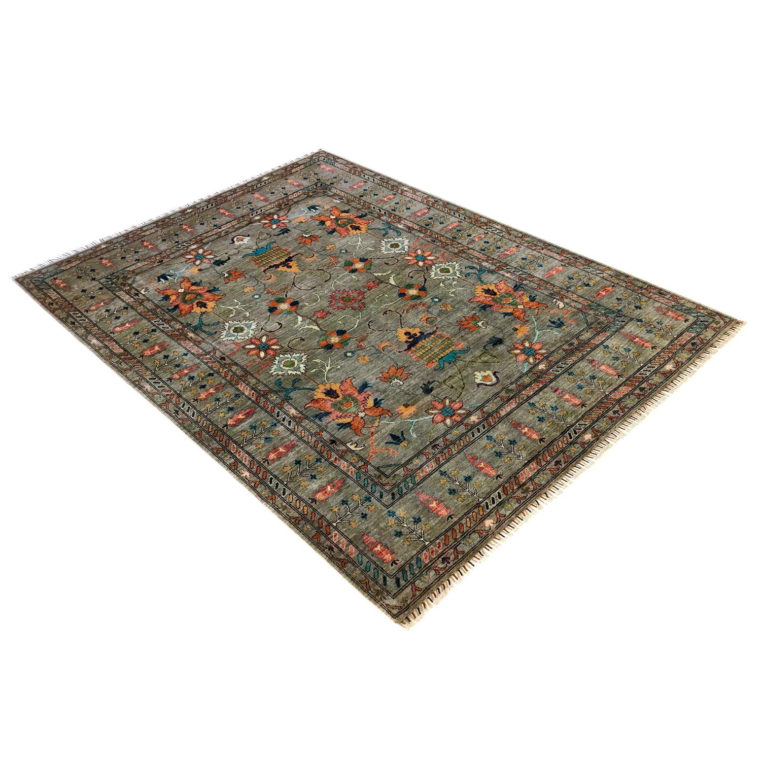 Handmade Sultani Area Rug 8' 3" x 9' 11" (ft) - No. B35790