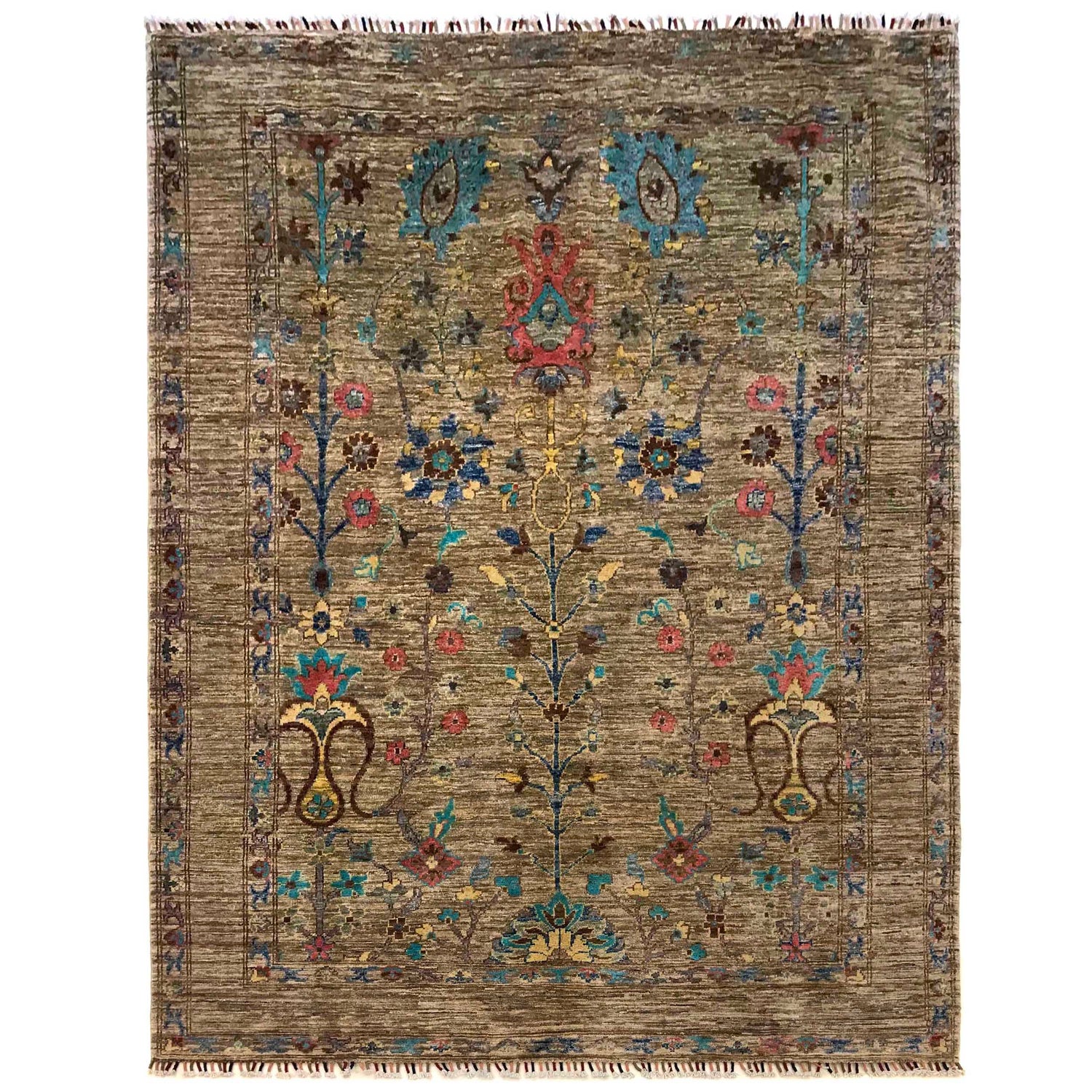 Hand-Knotted Sultani Rug 5' 5" x 7' 11" (ft) - No. B35792