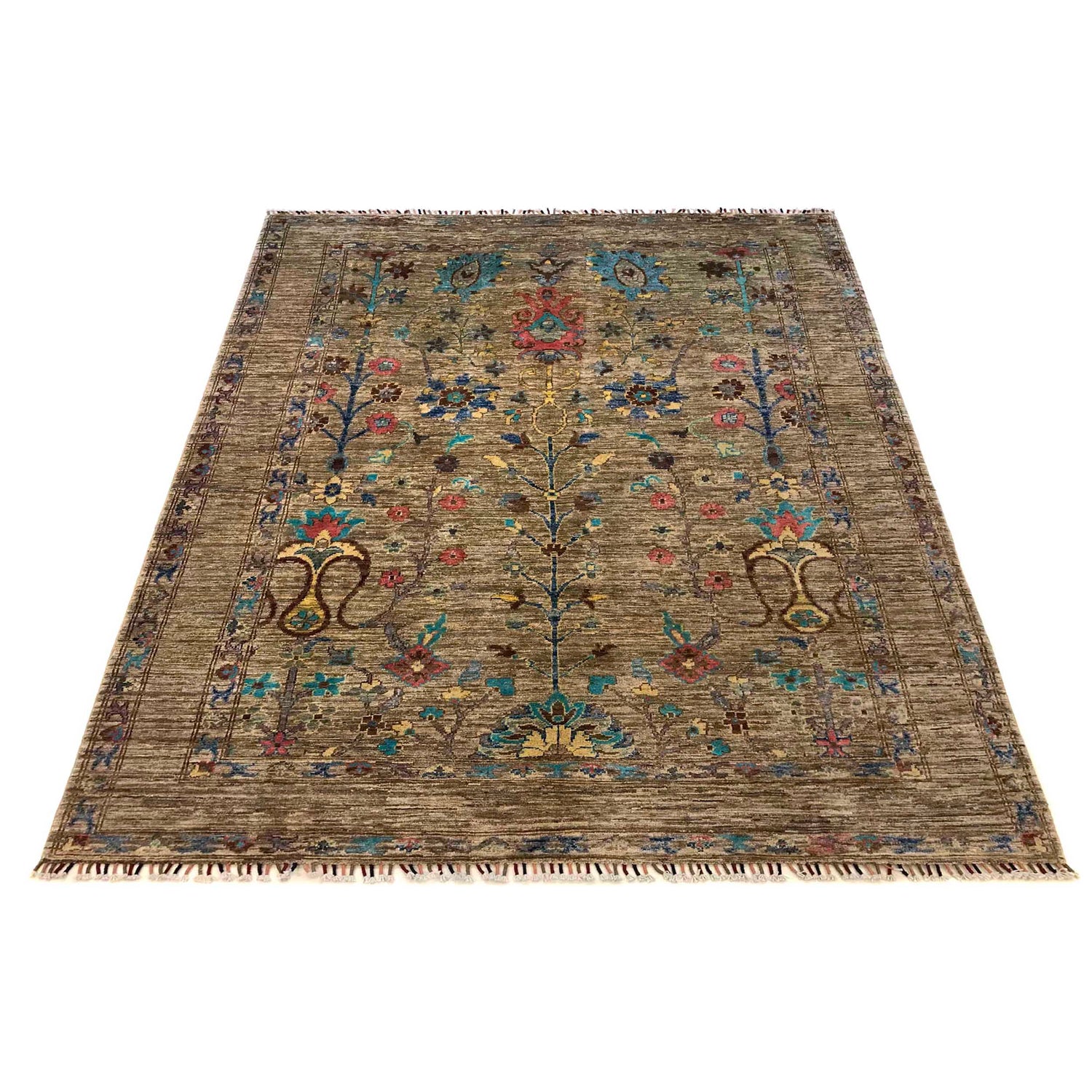 Hand-Knotted Sultani Rug 5' 5" x 7' 11" (ft) - No. B35792
