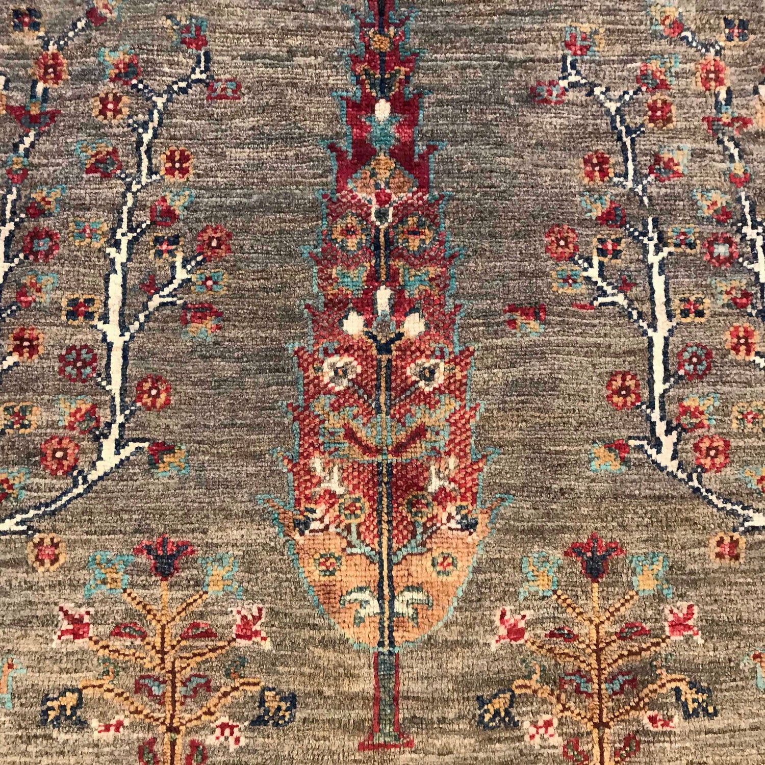 Hand-Knotted Tree of Life Carpet 4' 11" x 6' 4" (ft) - No. B35793