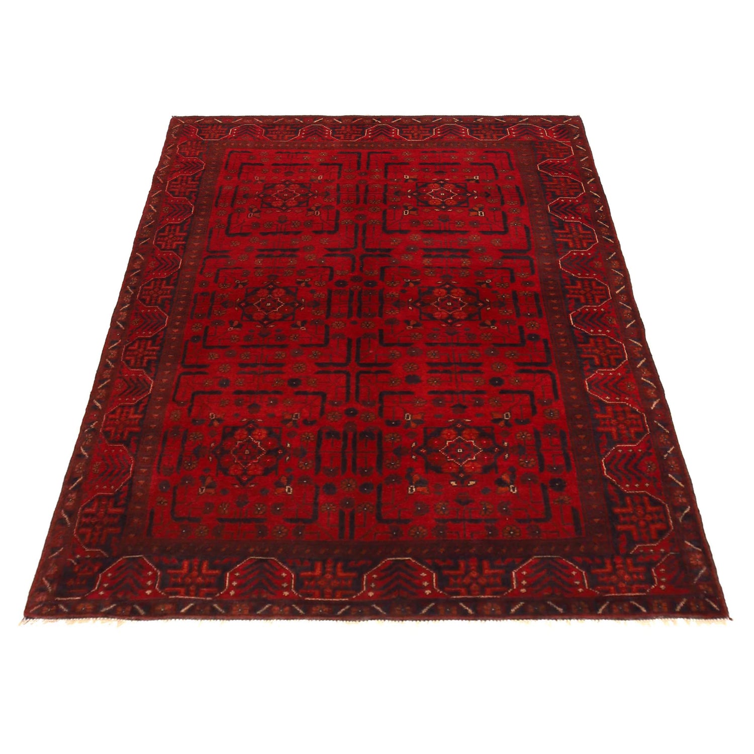 Handmade Khal Mohammadi Rug 4' 6" x 6' 4" (ft) - No. B35796