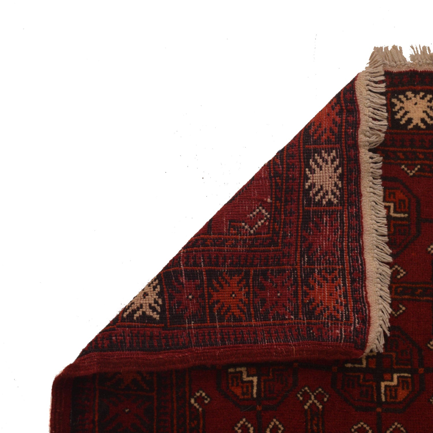 Hand Knotted Bokhara Wool Runner Rug 2' 4 x 5' 8 (ft) - No. B35797