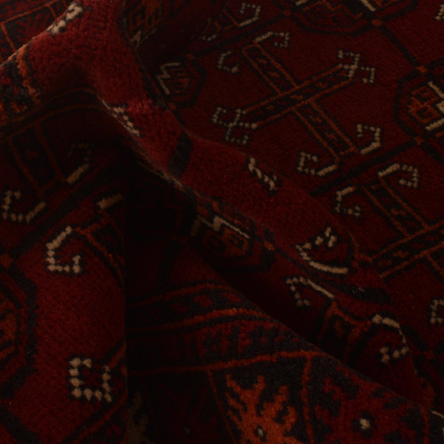 Hand Knotted Bokhara Wool Runner Rug 2' 4 x 5' 8 (ft) - No. B35797