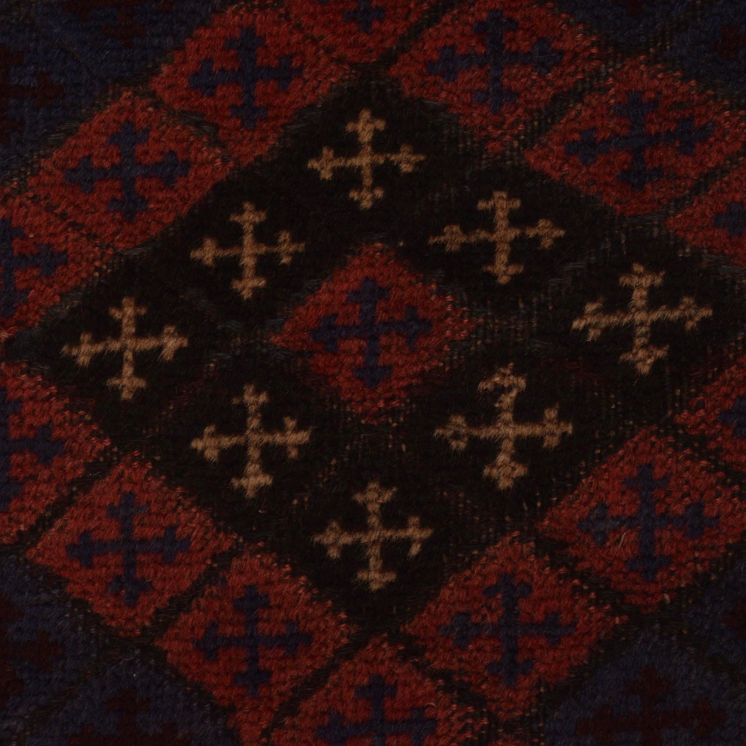 Red Color Mashwani Short Runner 2' 1" x 8' 10" (ft) - No. B35815