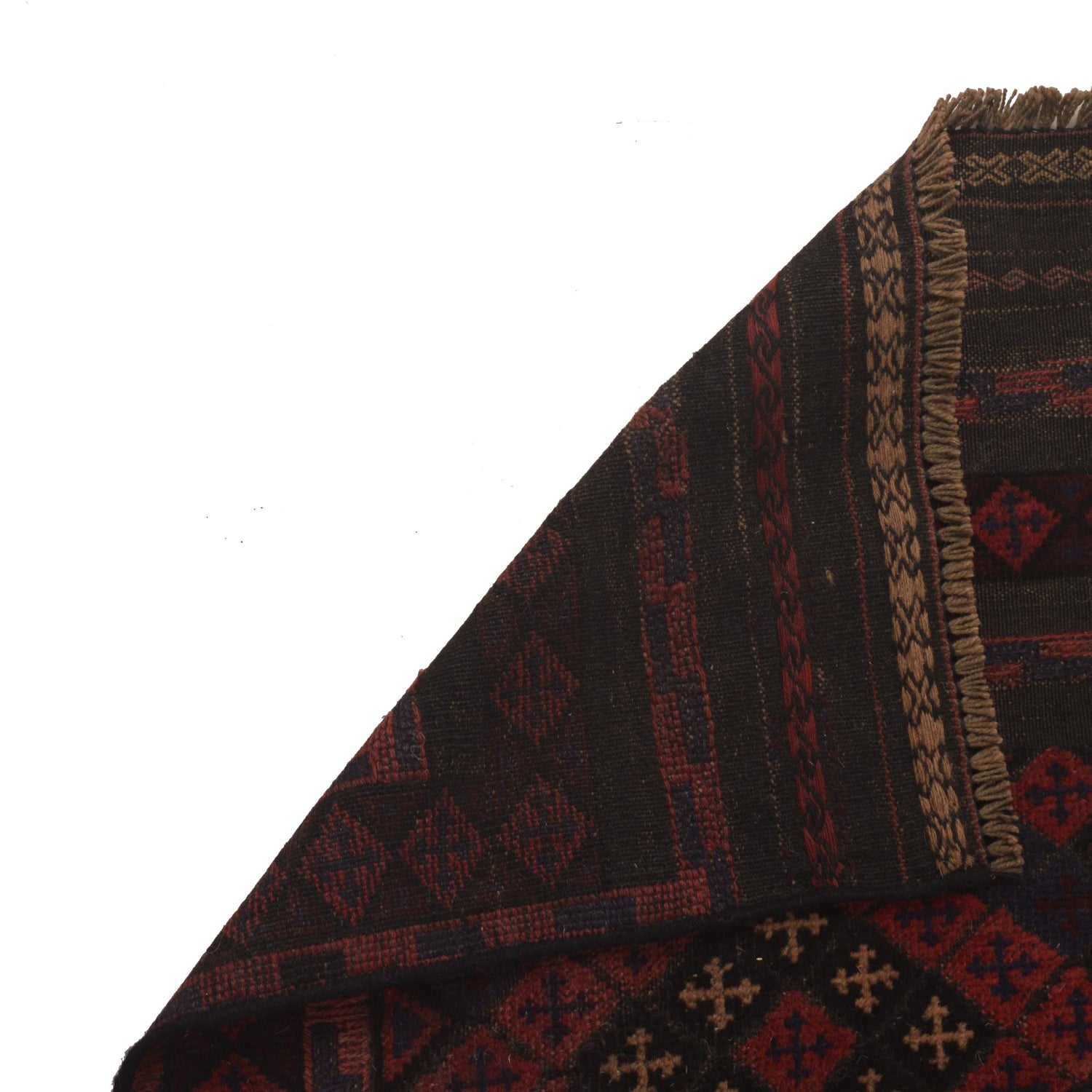 Red Color Mashwani Short Runner 2' 1" x 8' 10" (ft) - No. B35815