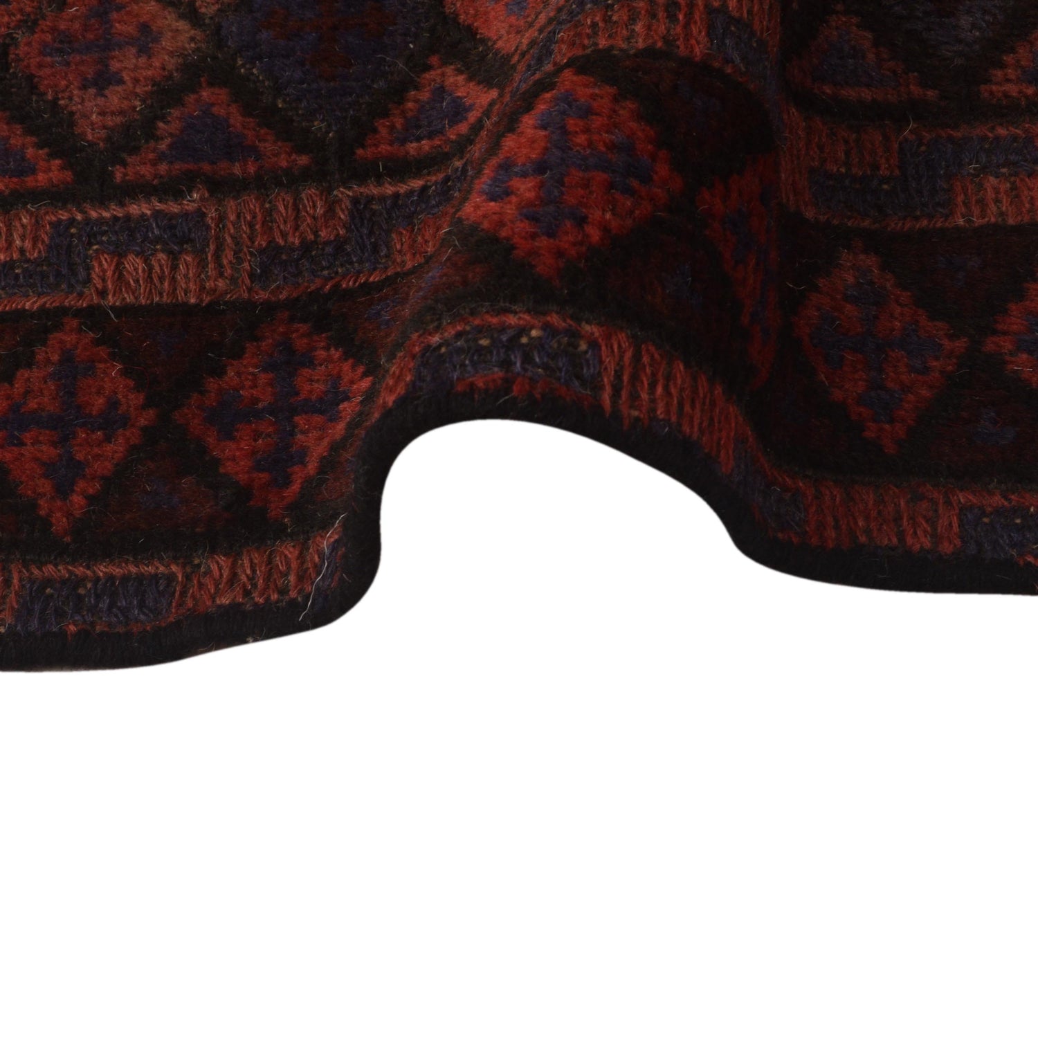 Red Color Mashwani Short Runner 2' 1" x 8' 10" (ft) - No. B35815