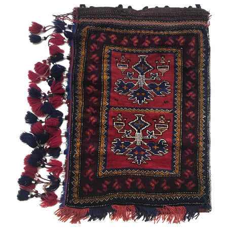 Multi Color Balisht Rug 1' 10" x 2' 10" (ft) - No. B35824