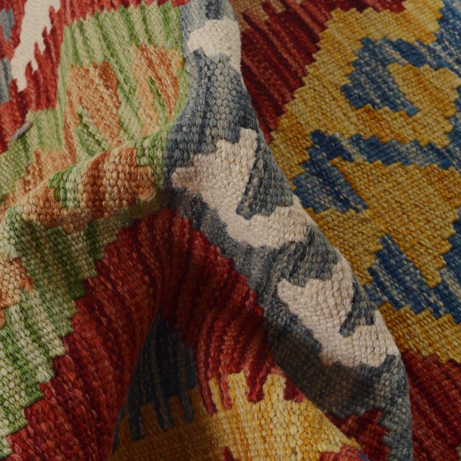 Vegetable Kilim Runner 1' 8" x 4' 11" (ft)- No. B35867