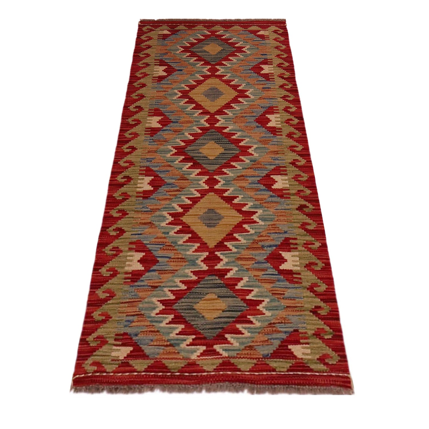 Vegetable Kilim Runner 1' 10" x 5' 0" (ft)- No. B35873