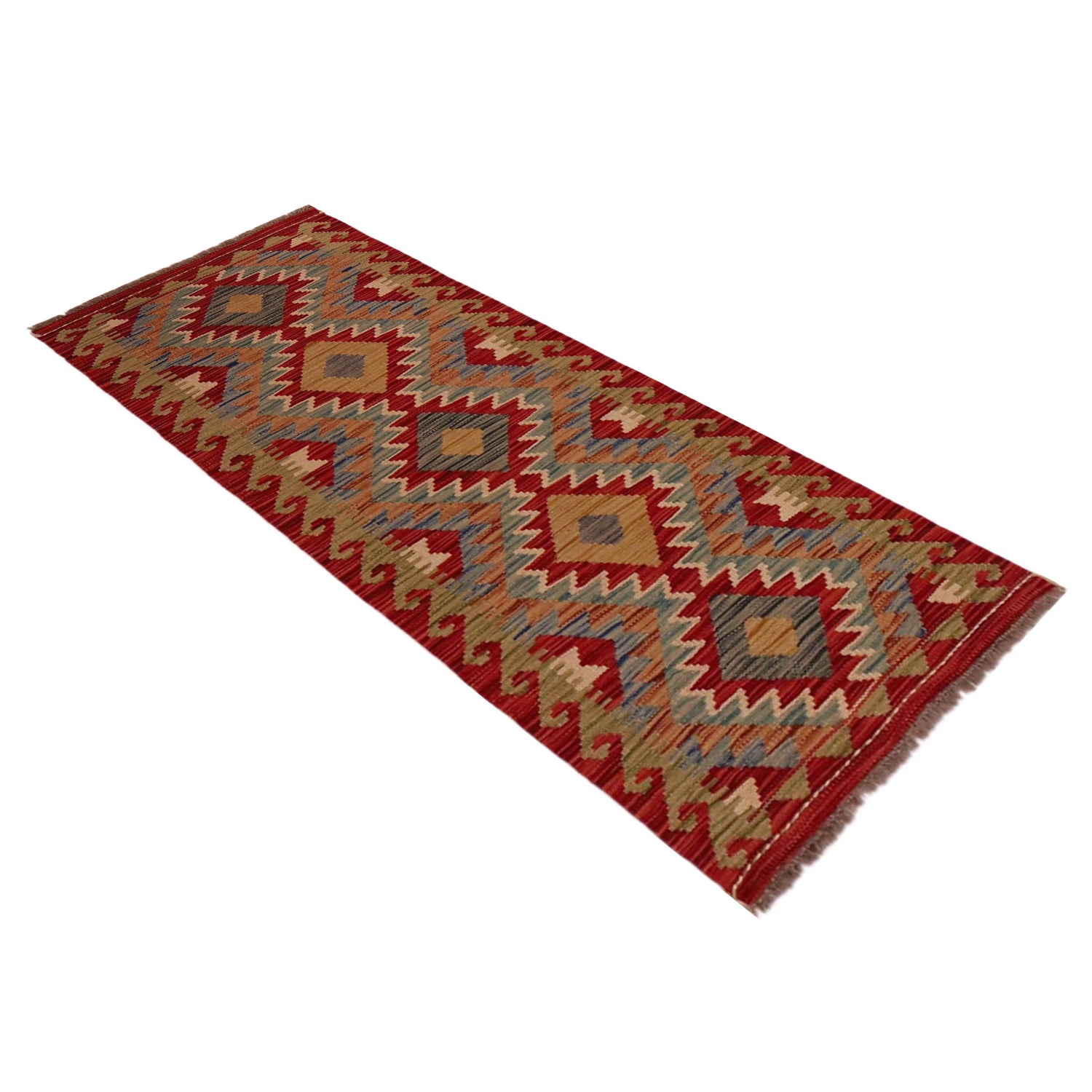 Vegetable Kilim Runner 1' 10" x 5' 0" (ft)- No. B35873