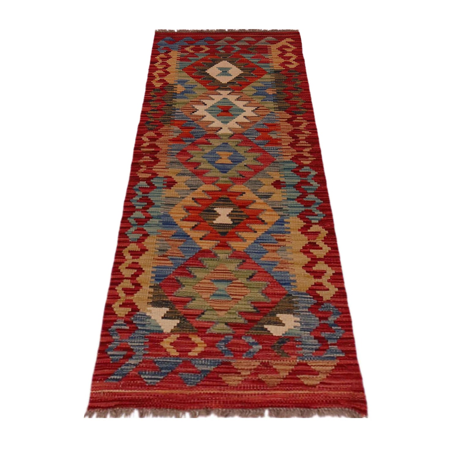 Vegetable Kilim Runner 1' 9" x 5' 1" (ft)- No. B35875
