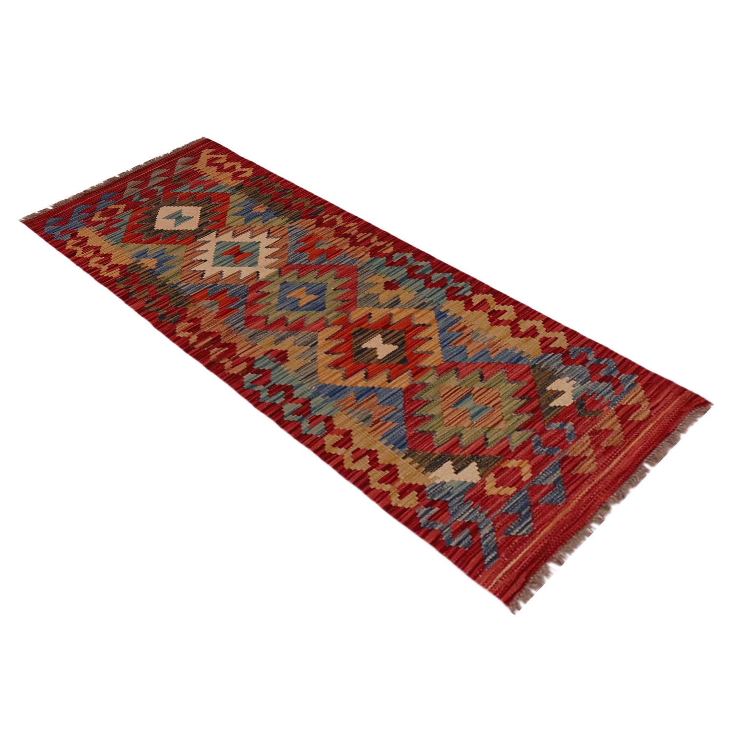Vegetable Kilim Runner 1' 9" x 5' 1" (ft)- No. B35875