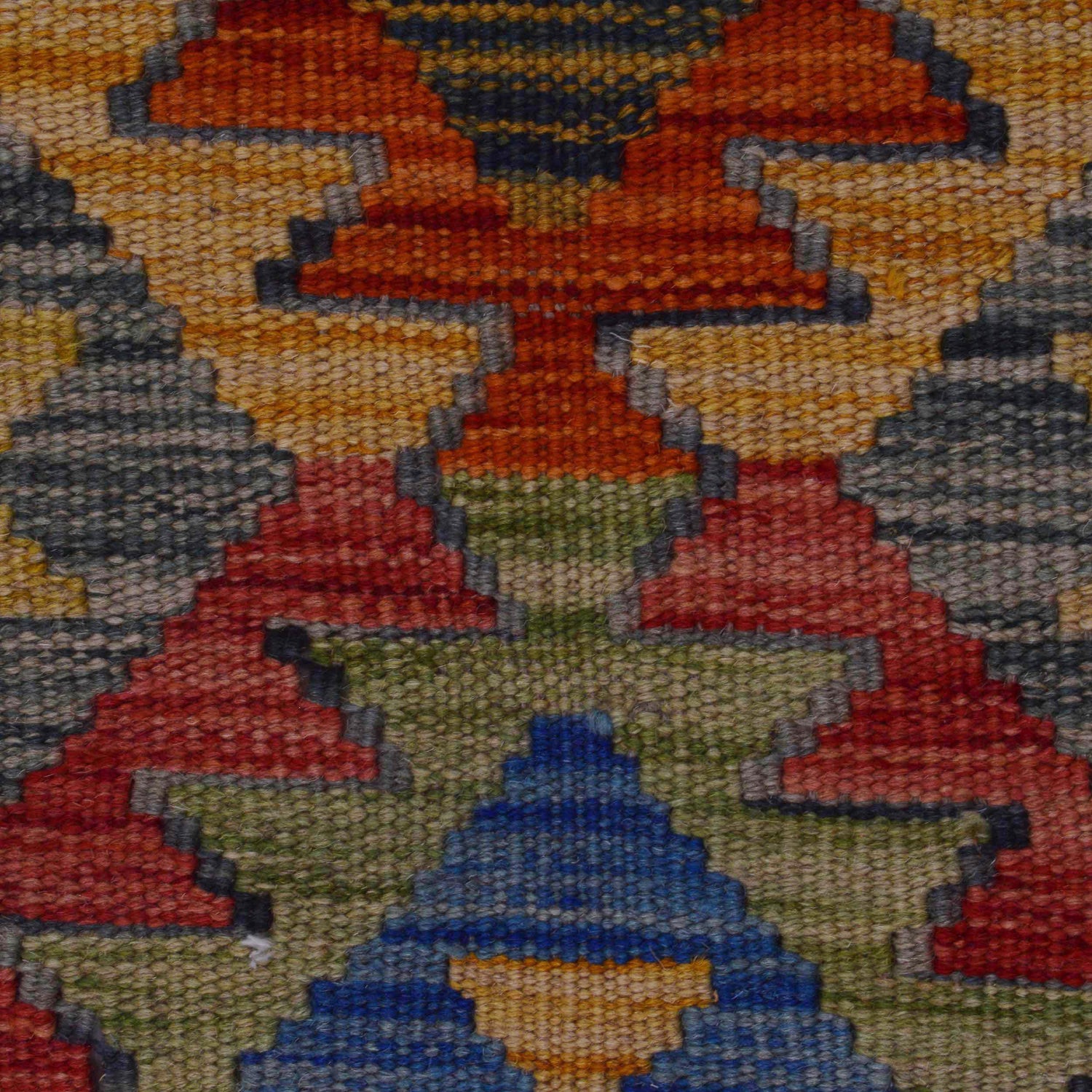 Vegetable Kilim Runner 1' 9" x 5' 1" (ft)- No. B35875