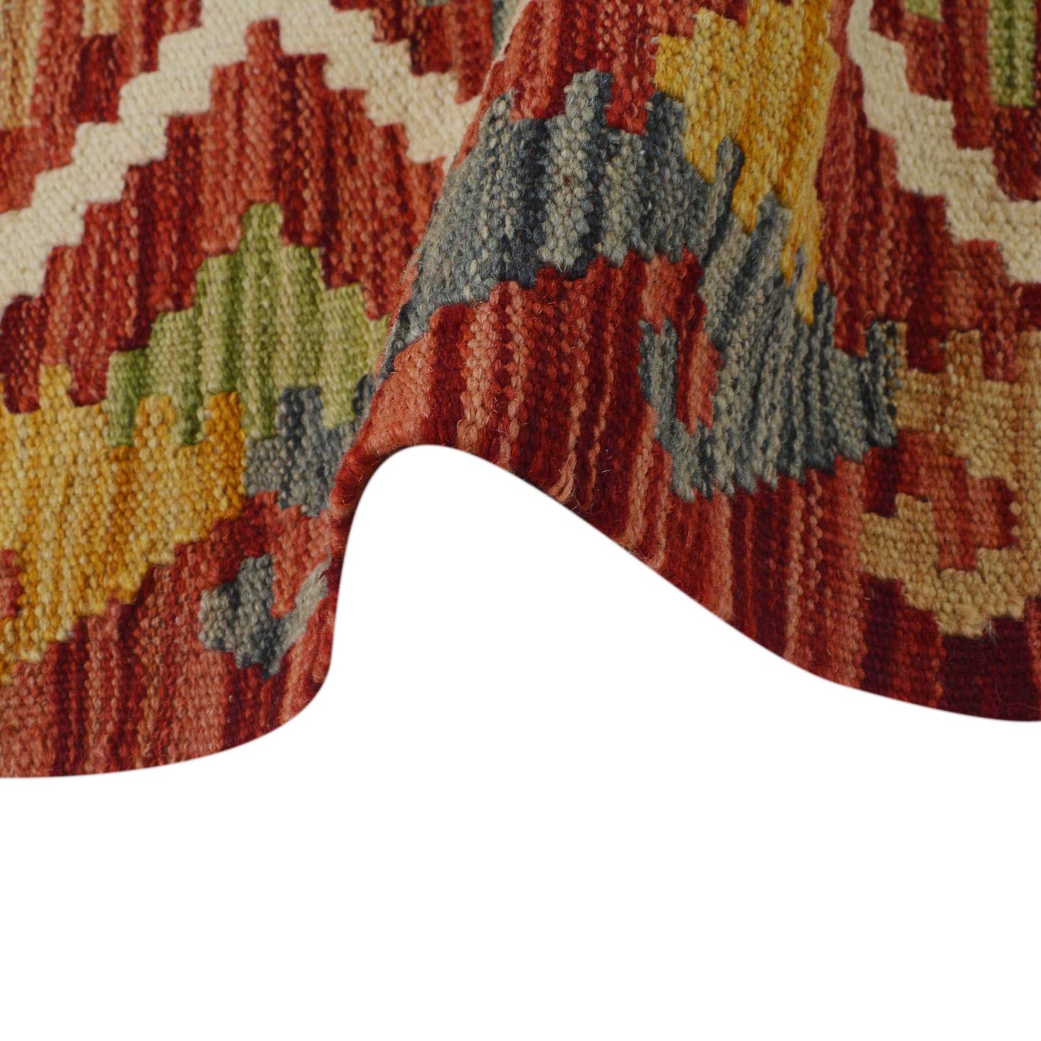 Vegetable Kelim Runner 1' 8" x 4' 9" (ft)- No. B35876