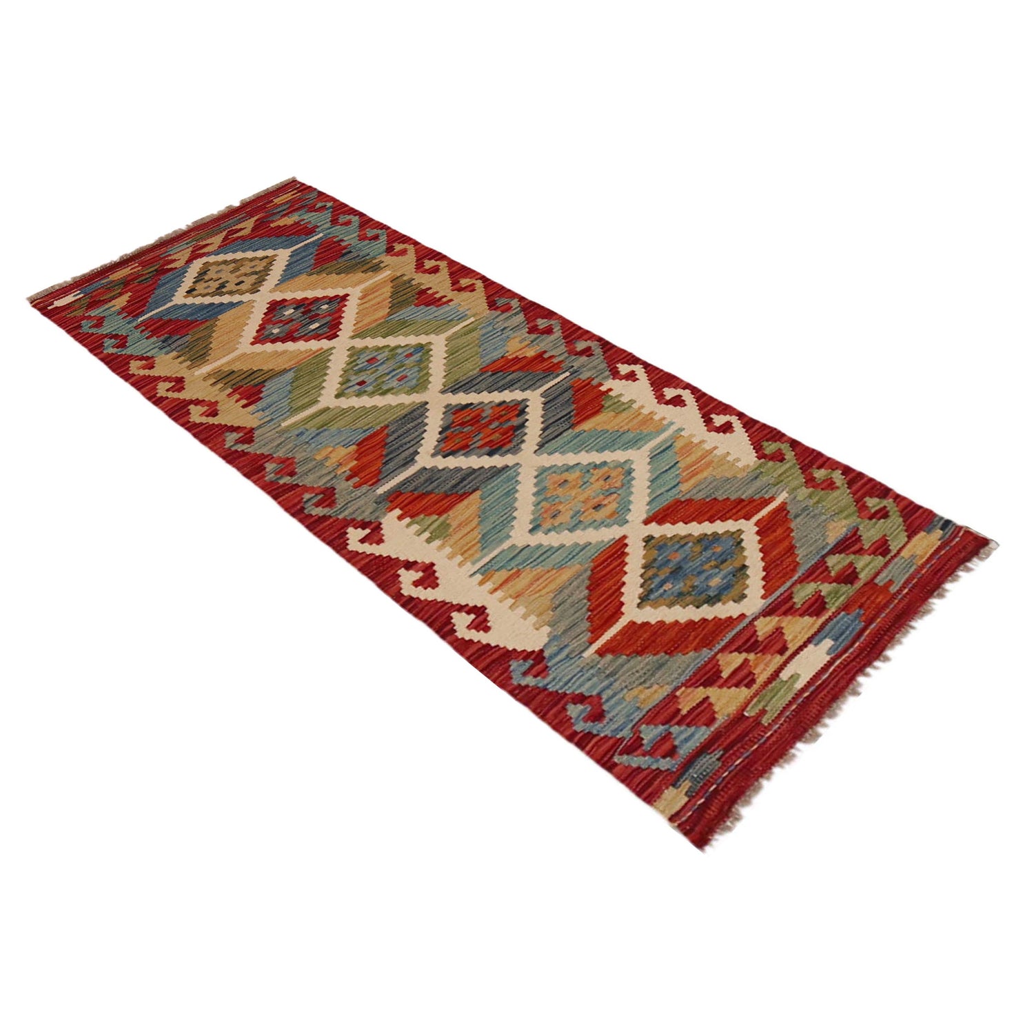 Vegetable Kilim Runner 1' 10" x 4' 11" (ft)- No. B35877