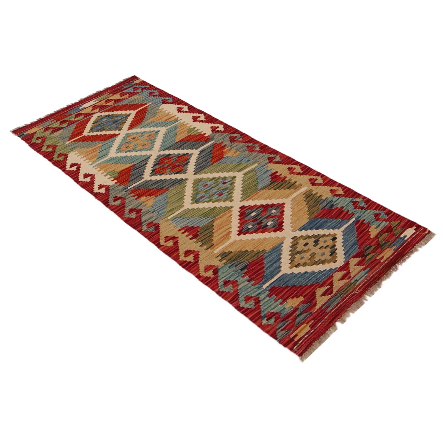 Vegetable Kilim Runner 1' 10" x 4' 11" (ft)- No. B35877
