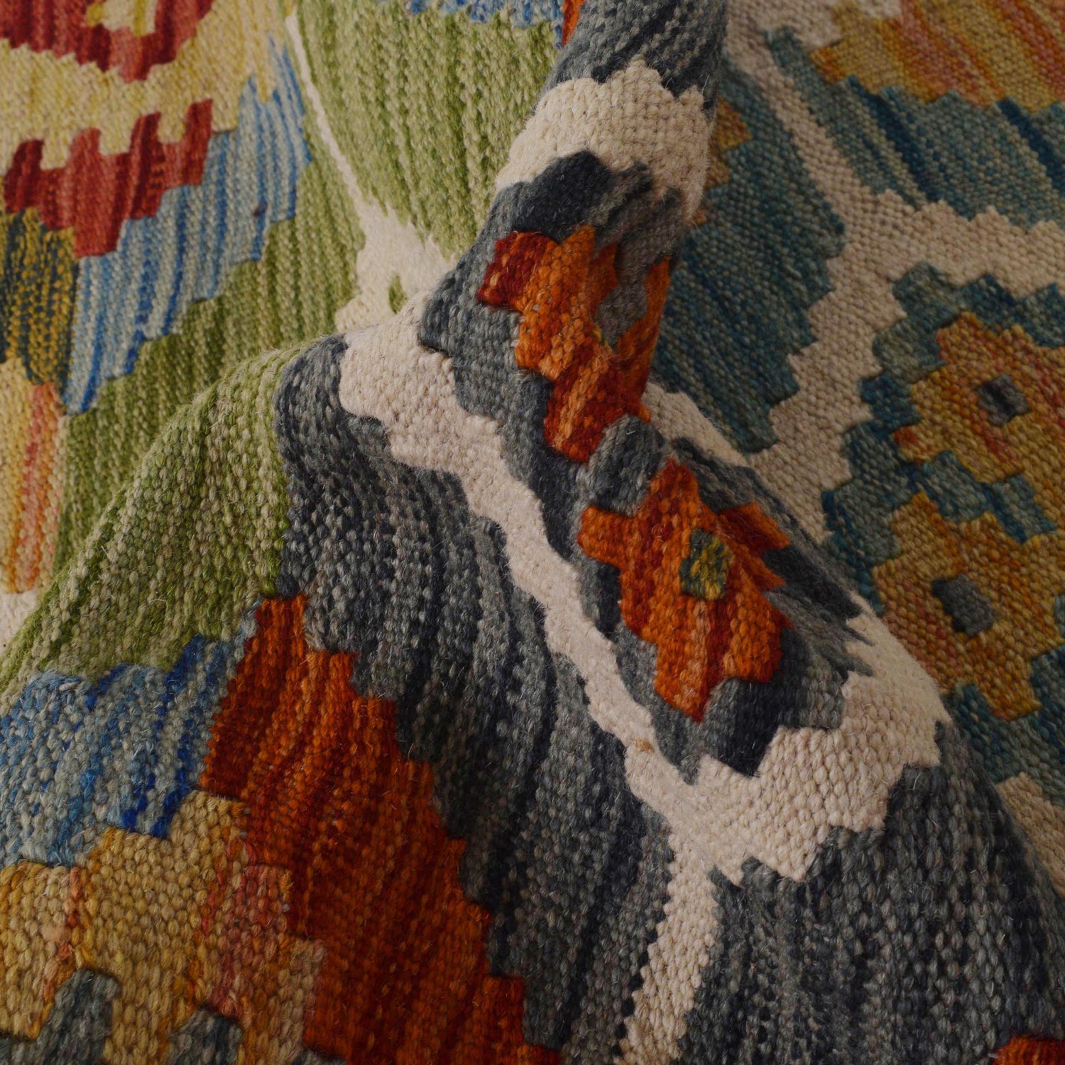 Vegetable Kilim Runner 1' 10" x 4' 11" (ft)- No. B35877