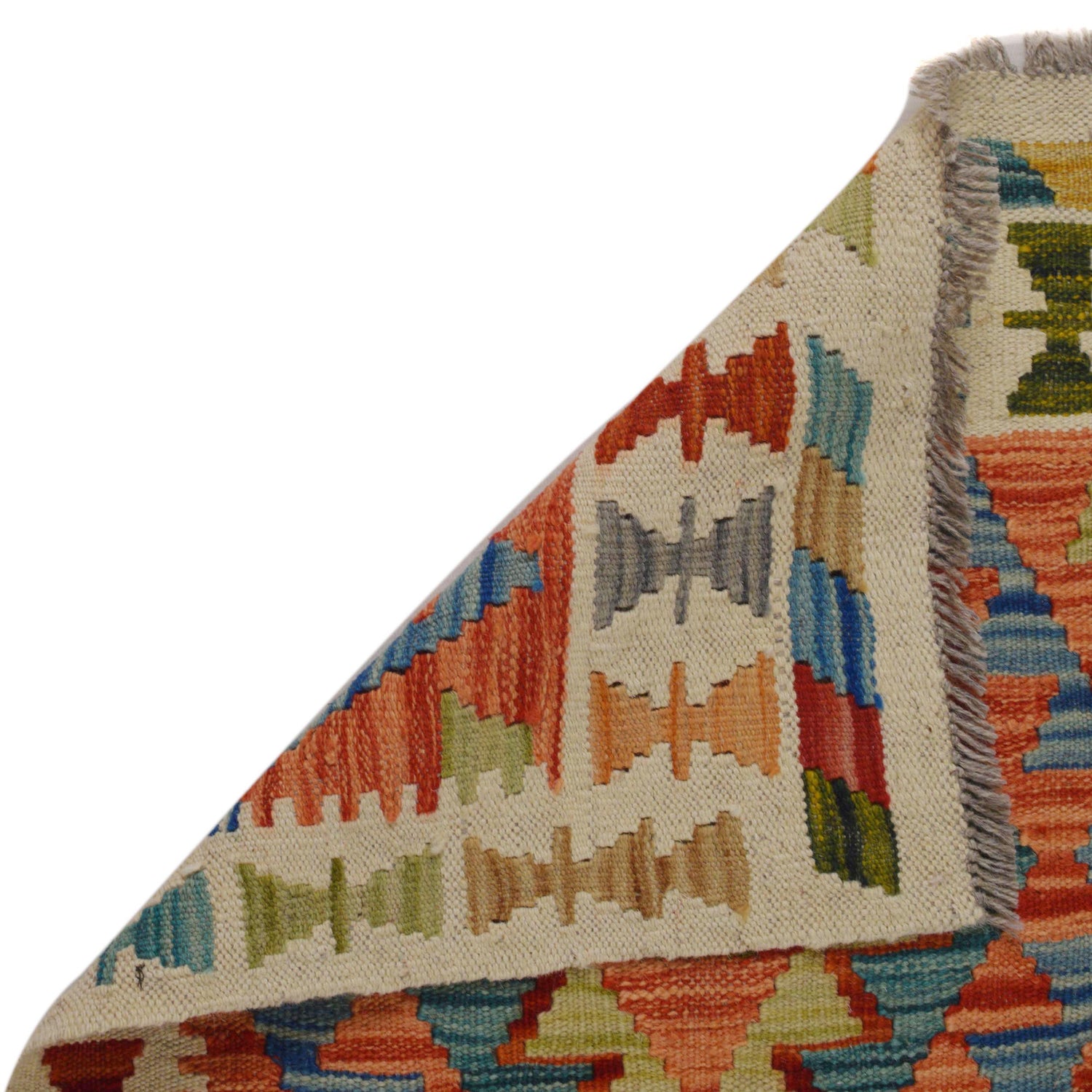 Vegetable Kelim Runner 1' 11" x 4' 11" (ft)- No. B35878