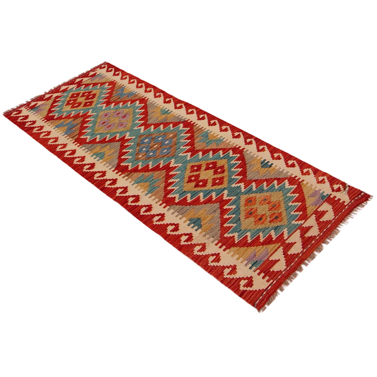 Vegetable Kilim Runner 1' 10" x 4' 11" (ft)- No. B35879