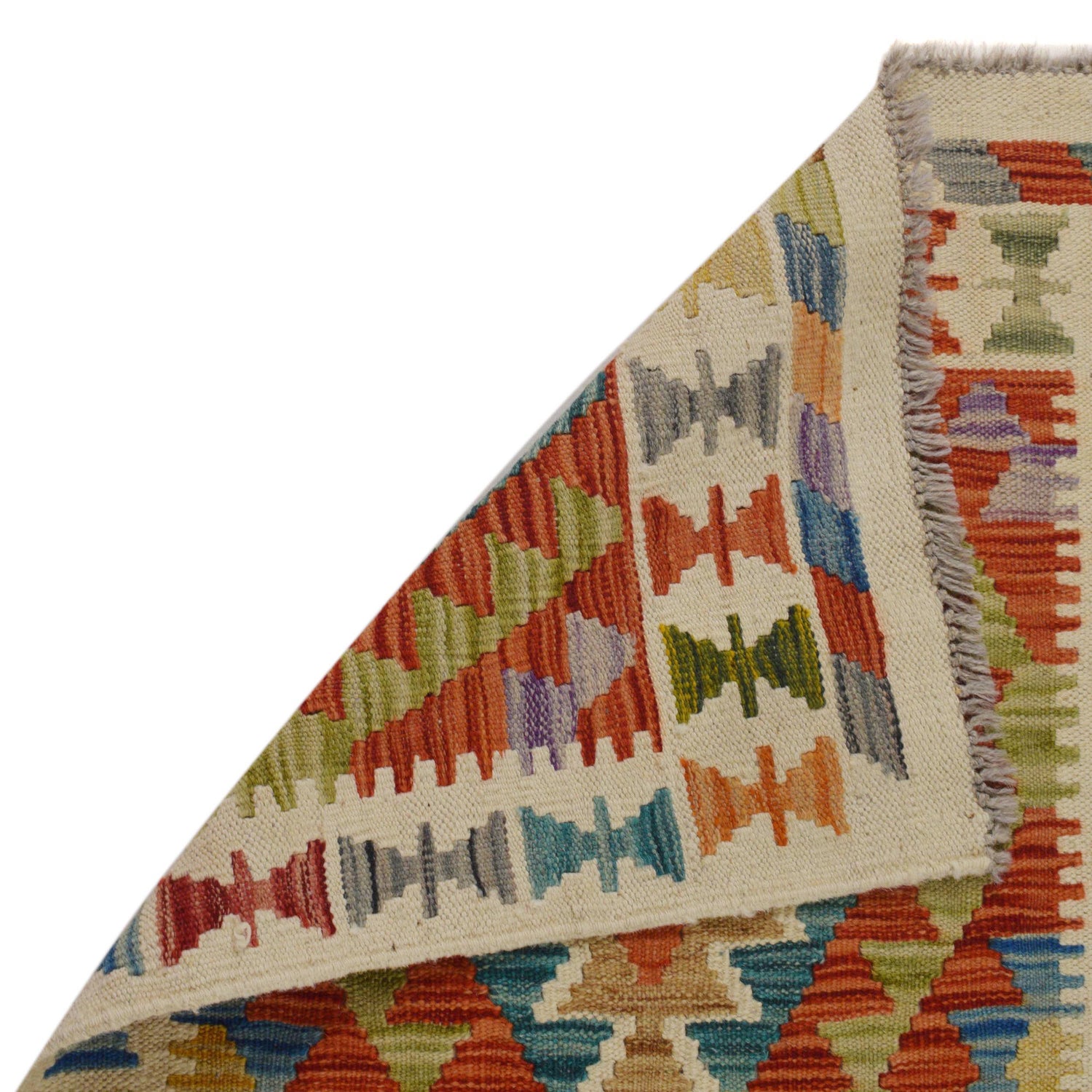 Vegetable Kelim Runner 1' 10" x 4' 7" (ft)- No. B35880