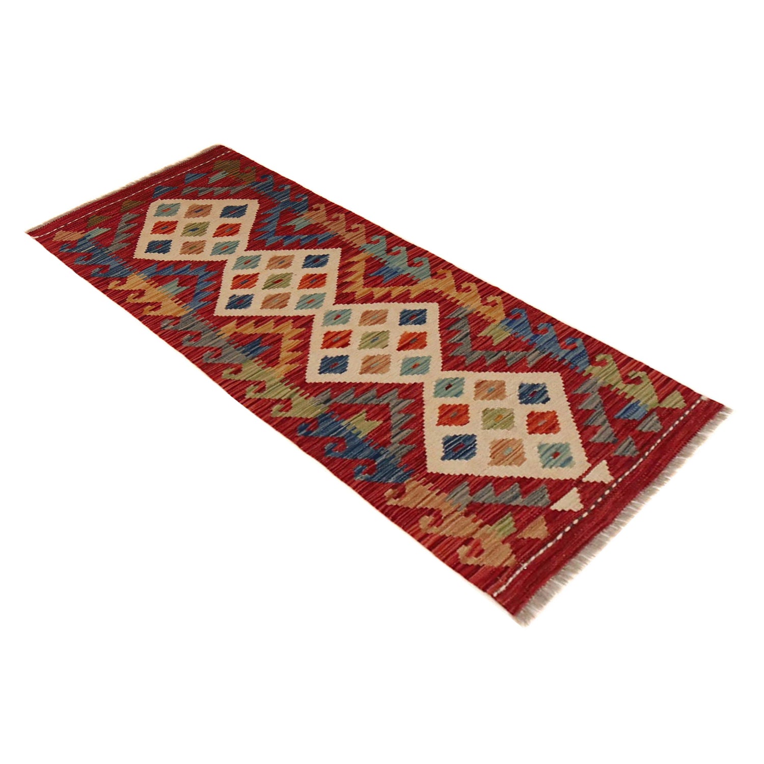 Vegetable Kilim Runner 1' 8" x 4' 9" (ft)- No. B35881