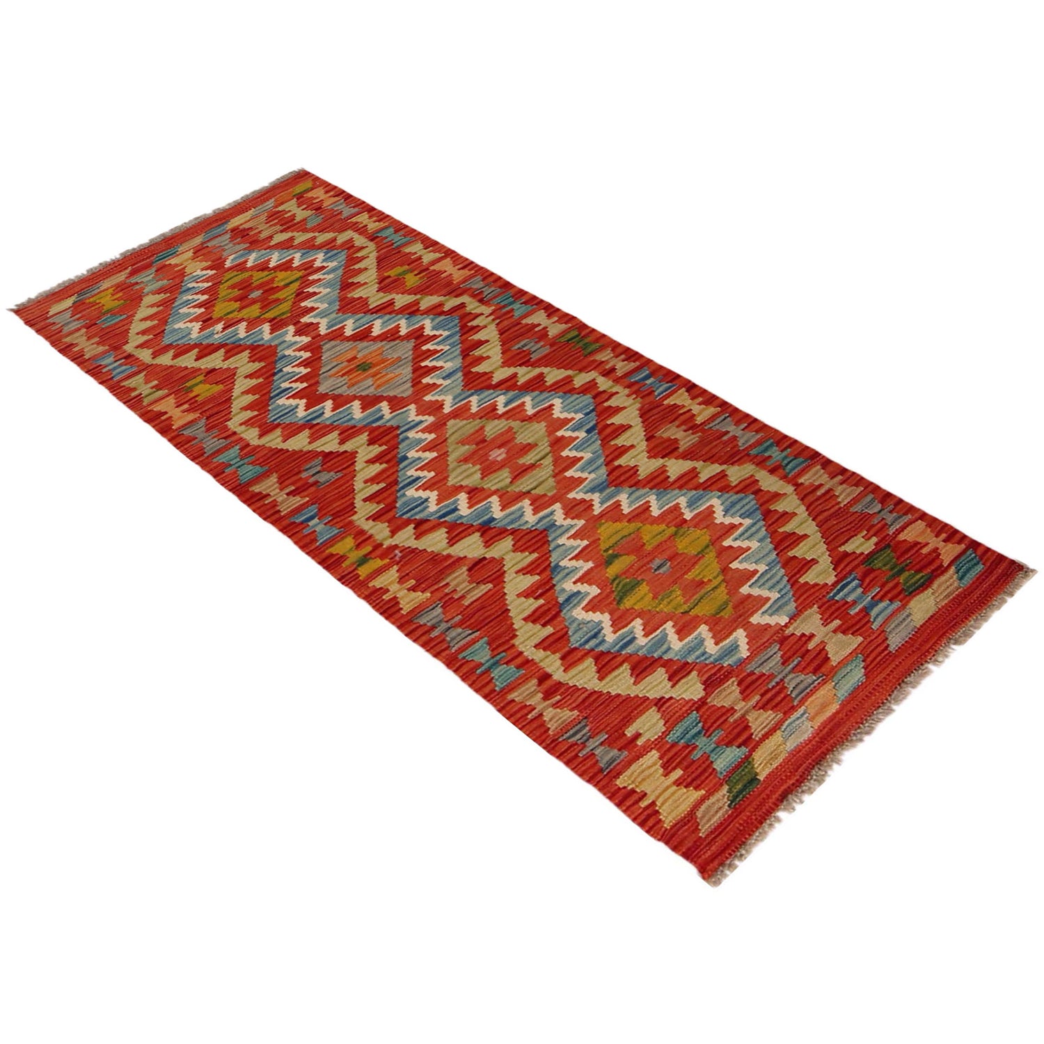 Vegetable Kilim Runner 1' 10" x 5' 2" (ft)- No. B35883