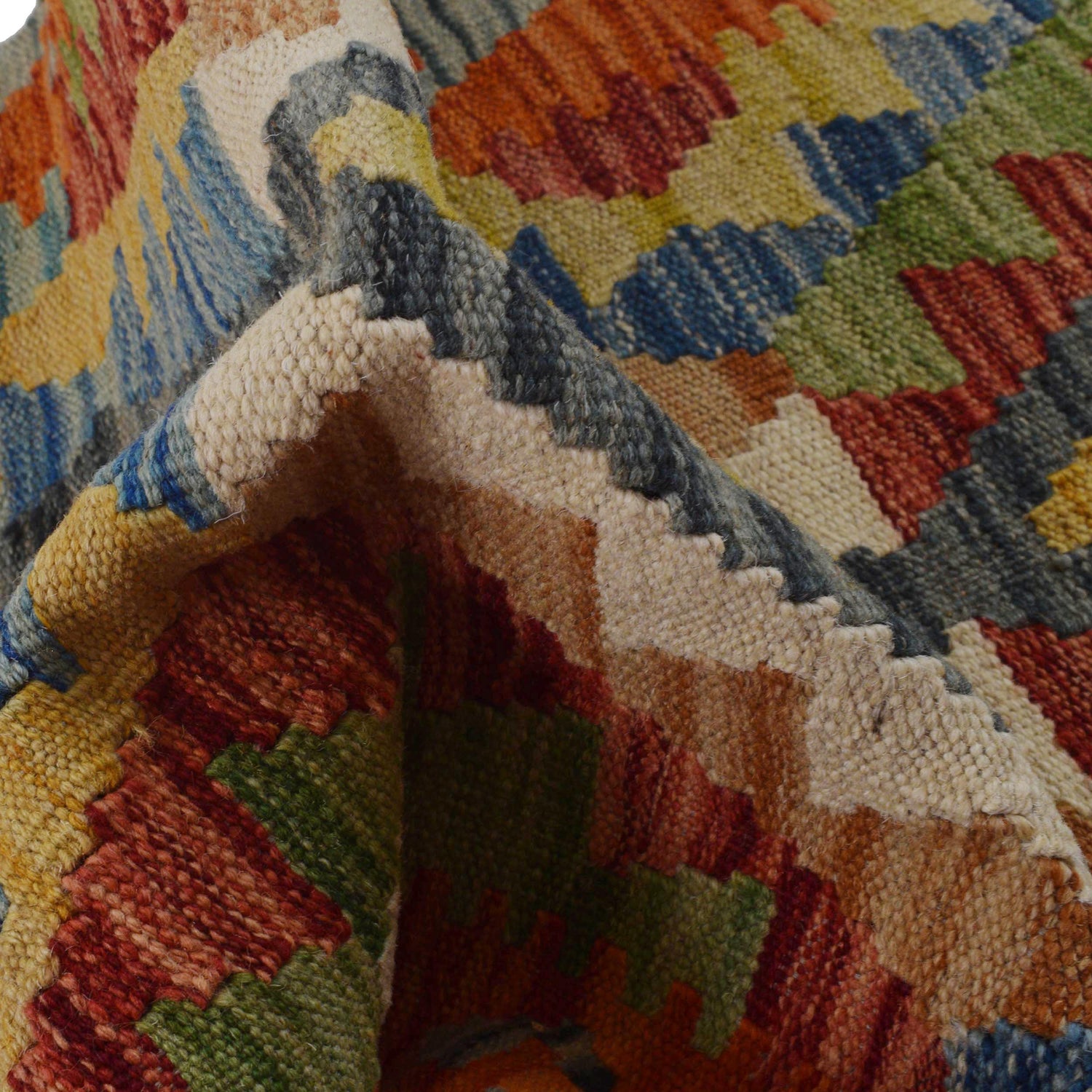 Vegetable Kelim Runner 1' 8" x 4' 9" (ft)- No. B35884