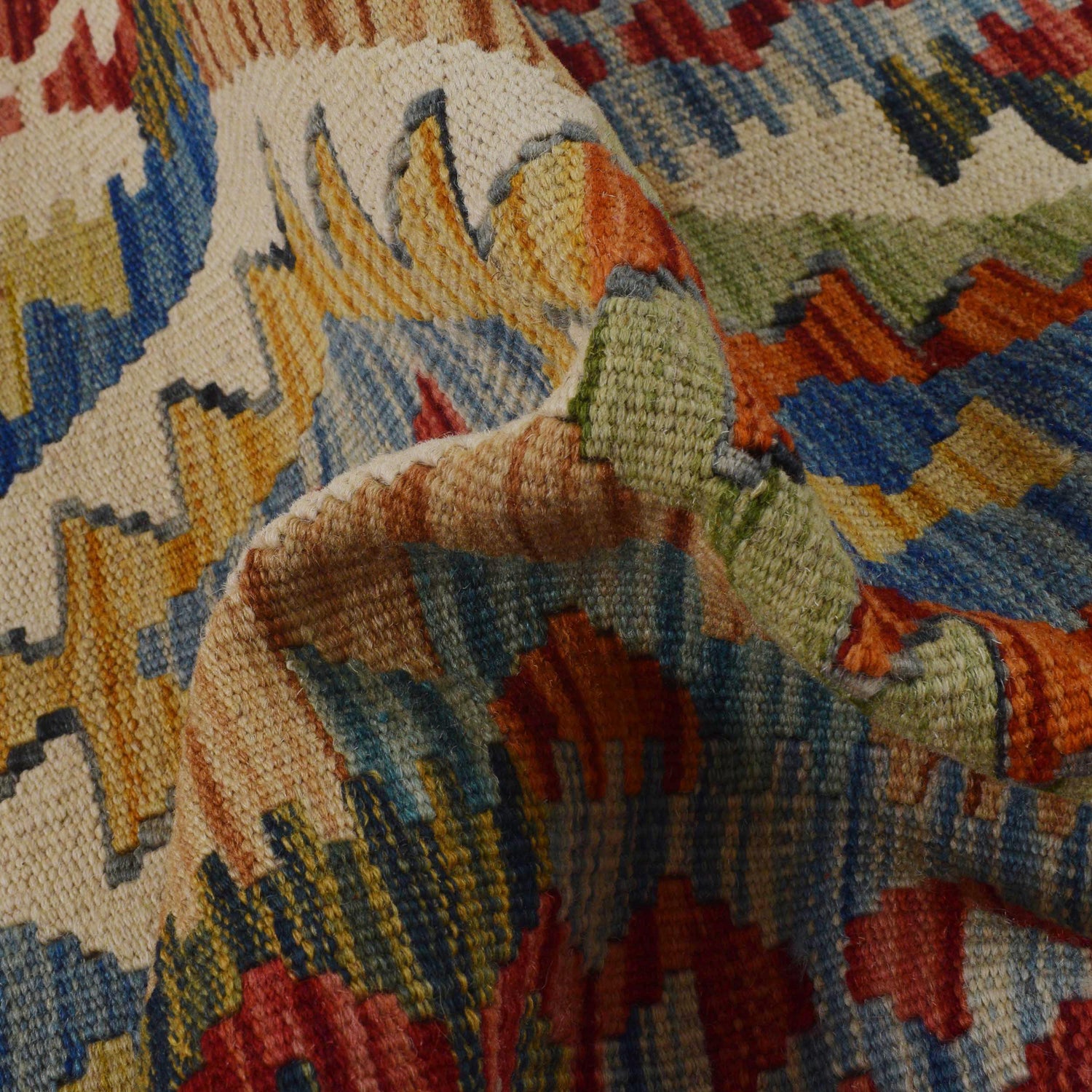 Vegetable Kilim Runner 1' 8" x 4' 11" (ft)- No. B35885