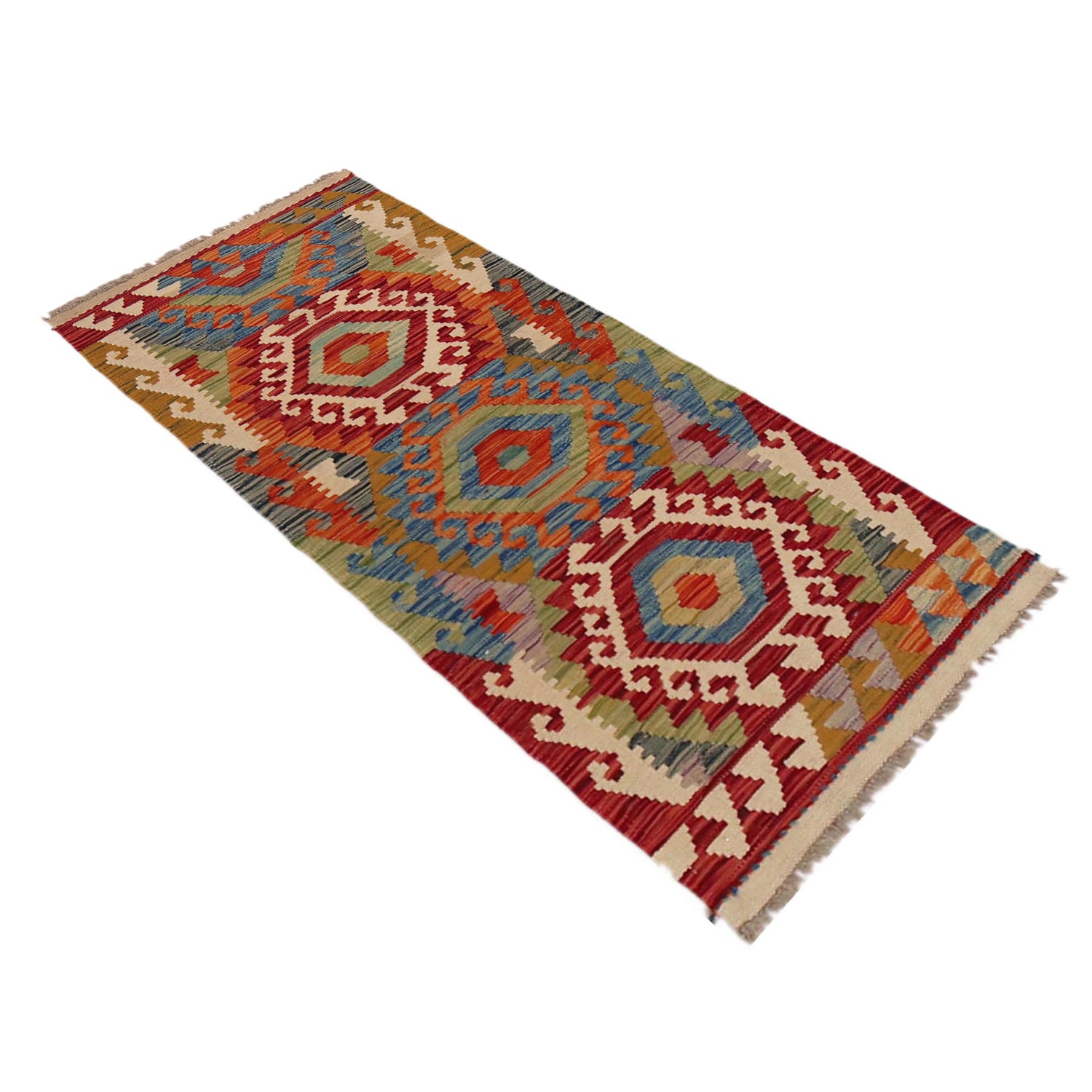 Vegetable Kilim Runner 1' 11" x 4' 10" (ft)- No. B35887